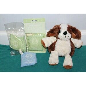 Scentsy Buddy Dog Brown Plush Stuffed Animal 3 Scent Packs 9" NEW Irresistible